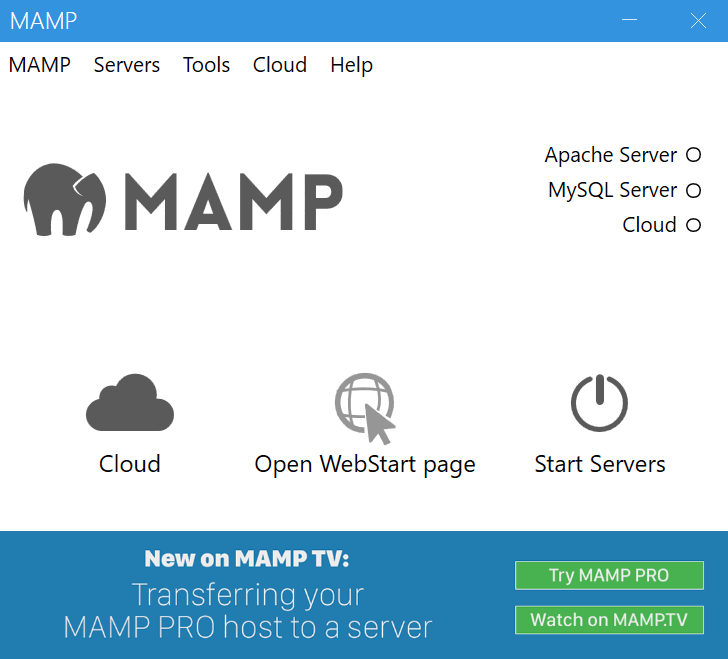 Image showing to on both the servers and click on start server